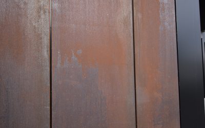 How quickly will Corten Steel age on your building facade?